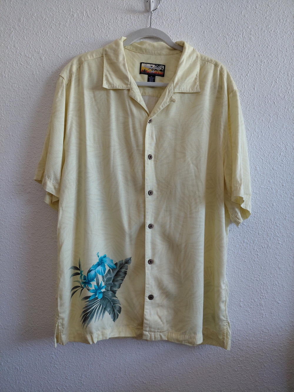 Havana Jacks Cafe Hawaiian Rayon 100%  Mens XL Shortsleeve Shirt